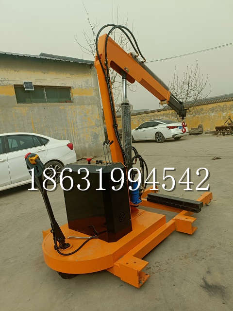 可克达拉市自卸车厢随车吊 自制轮式四不像起重机 四驱平板吊 5吨 贵盛